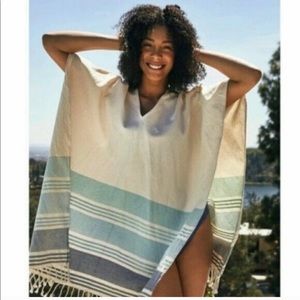 TRIBE ALIVE Beach cover up Poncho (Causebox)